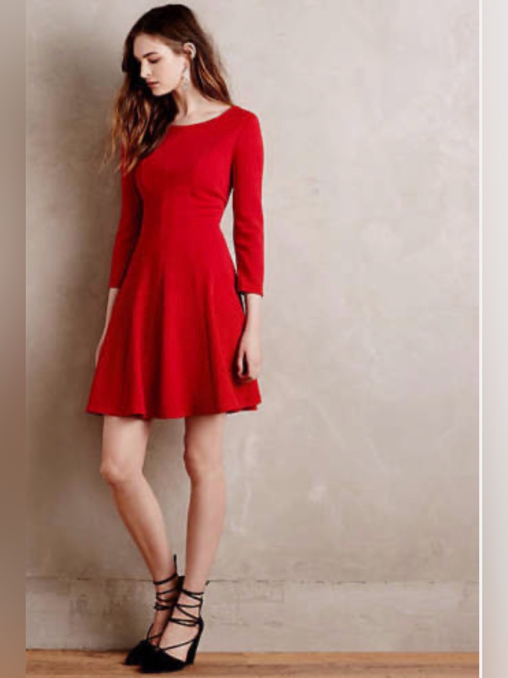 NWOT Red Anthropologie Dress